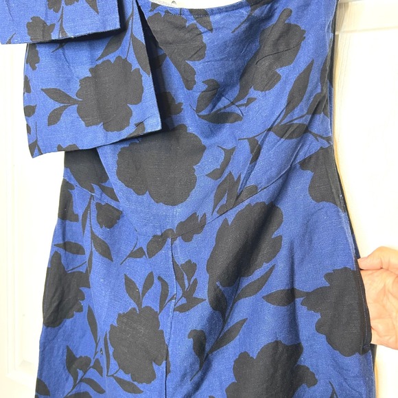 Kate Spade New York x Target NWT Floral One Shoulder Linen Jumpsuit 10 - Picture 4 of 7